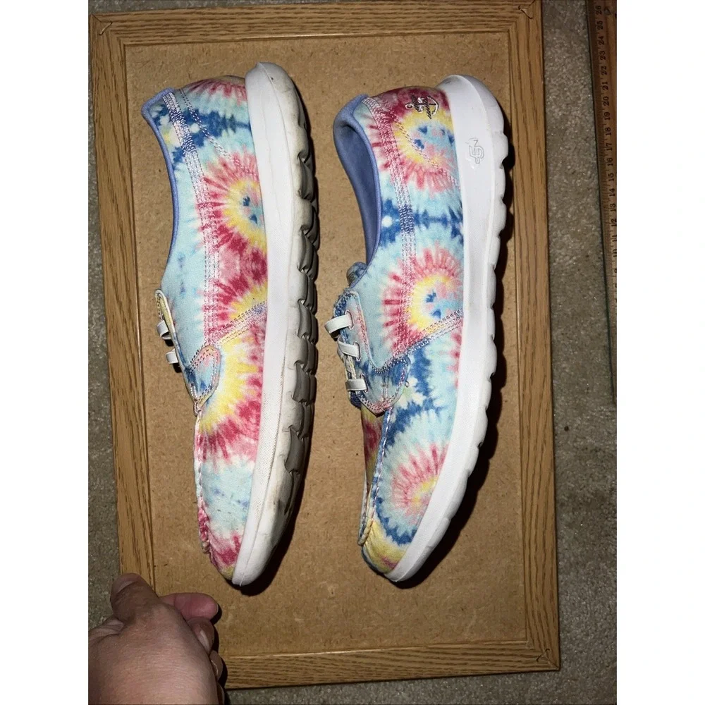 Skechers Women's Go Walk Lite Tie Dye Boat Shoe‎ Size 10